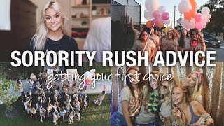 SORORITY RECRUITMENTRUSH ADVICE what to expect what u can’t say amp getting ur 1st choice 2023 [upl. by Sontag124]