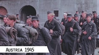 Austria in May 1945 in color and HD Gramastetten and Linz [upl. by Attiuqehs]