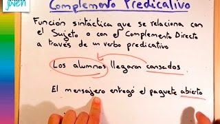 Complemento predicativo [upl. by Ednutey]