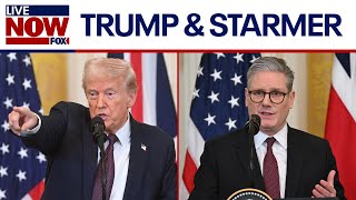 FULL Trump Starmer hold joint press conference from White House [upl. by Aihn]