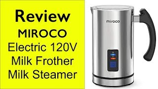 Review Miroco Milk Frother  How to make froth milk at home [upl. by Eelatsyrc]