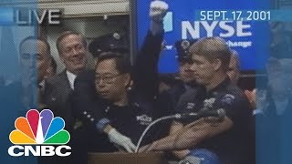 Reopening the NYSE after 911  Archives  CNBC [upl. by Ociredef697]