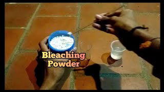 Bleaching Powder reaction and uses [upl. by Aelem]