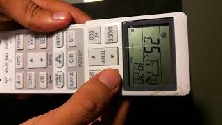 How to Set Date and Time in Mitsubishi AC Remote Control  Mitsubishi Heavy Industries [upl. by Iila]