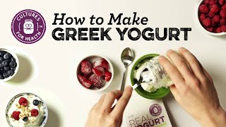 How to Make Greek Yogurt [upl. by Darian]