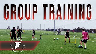 FULL Small Group Football Training  Loads of Soccer Training Ideas  Joner Football [upl. by Llemhar]