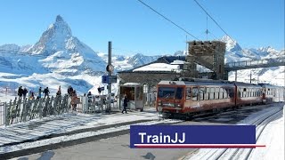 🇨🇭 Gornergratbahn│Zermatt  Gornergrat The Matterhorn Railway │Train Switzerland  Mount Matterhorn [upl. by Yatnoed]