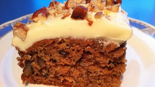 HOW TO MAKE A DELICIOUS HOMEMADE CARROT CAKE [upl. by Maharva]