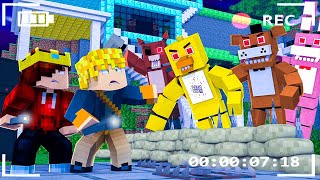 CASA 100 SEGURA CONTRA ANIMATRONICS NO MINECRAFT [upl. by Kare324]