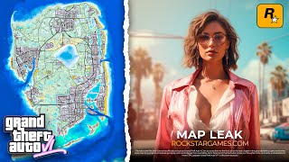 GTA 6 Map LEAKED Its HUGE Size Number of Cities AND More [upl. by Duester452]