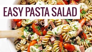 Easy Italian Pasta Salad [upl. by Adiuqal]