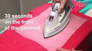 How to Iron on rhinestone transfers [upl. by Akkin]