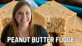 Peanut Butter Fudge  only 4 Ingredients [upl. by Fleisher]