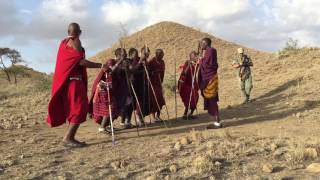 Maasai Warriors Killing lions with the spear1 [upl. by Melloney360]