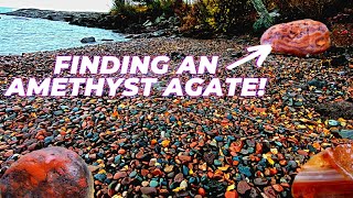 Exploring for Lake Superior Agates  Rockhounding for gems [upl. by Kendell444]