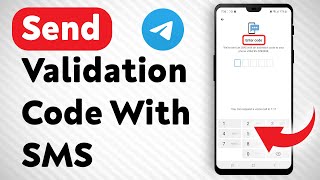 How to Send Validation Code Through SMS While Signing Into Telegram [upl. by Nnairb304]