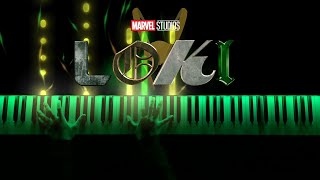 Loki Theme  Variants Theme Piano  SHEETSSYNTHESIA [upl. by Drofnats]