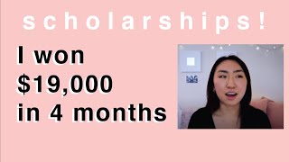 How I won 19000 in scholarships in 4 months [upl. by Lydon921]