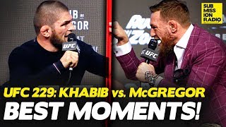 CRAZIEST MOMENTS From UFC 229 Khabib vs McGregor Press Conference [upl. by Iral878]