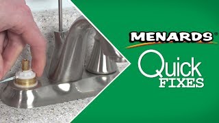 How To Repair a Leaky Faucet  Menards [upl. by Jamille]