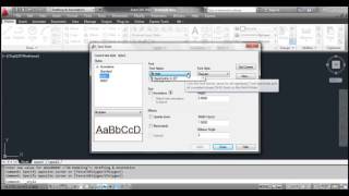 Changing FONTS and STYLES  AutoCAD [upl. by Eikcir994]