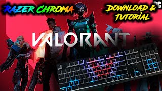 Valorant Razer Chroma Profile  Tutorial and Download [upl. by Refiffej]