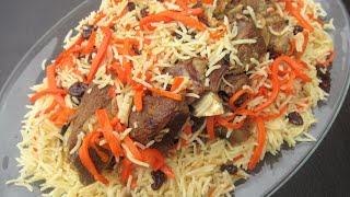 Afghani Kabuli Pulao Recipe  Qabili  Ramazan Special Recipe قابلی پلو گوشت گوسفند مخصوص رمضان [upl. by Doss924]