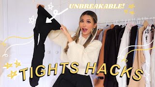 Tights hacks that every girl needs to know life changing [upl. by Attenyw]