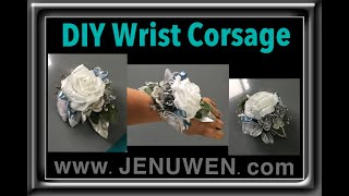 DIY Wrist Corsage [upl. by Eimirej951]