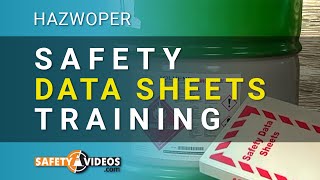 HAZWOPER Safety Data Sheets Training from SafetyVideoscom [upl. by Yr386]