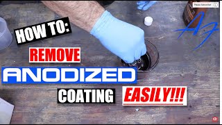 How To Remove Anodize FAST AND EASY [upl. by Hi]