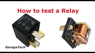 How to test a Relay [upl. by Ferrigno]