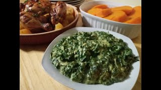 Delicious Creamed Spinach [upl. by Hinda]