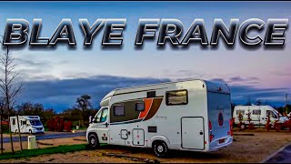 BLAYE FRANCE MOTORHOME Christmas Camping [upl. by Otsirave]