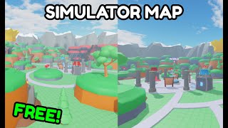 Roblox Studio  Free Simulator Map [upl. by Ailel]