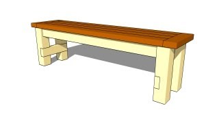 How to build a bench seat [upl. by Ecinad]