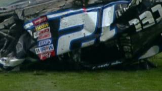 Ryan Newmans 2003 Daytona 500 Crash Official Foot [upl. by Raymond475]