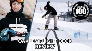 Oakley Flight Deck Review  The Best Snowboard Goggles 20192020 [upl. by Cheney808]