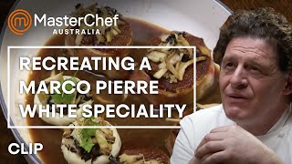 Marcos Pressure Test  MasterChef Australia  MasterChef World [upl. by Greysun]