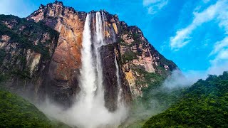 Worlds highest Waterfall  the most beautiful Angel Waterfalls of Venezuela [upl. by Preuss]