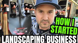 How To Start A Landscaping Business Right Now With NO Money  How I Quit My Job and Changed My Life [upl. by Noryv537]