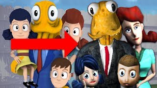 Octodad Dadliest Catch  All Tie Locations [upl. by Simdars875]