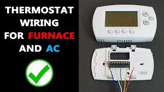 Basic Thermostat Wiring  How to Wire HVAC Thermostat [upl. by Landrum540]