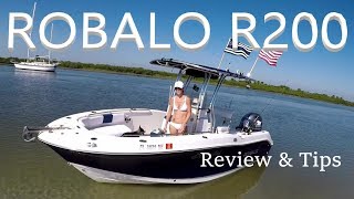 Robalo Review center console R200 Modifications amp Tips [upl. by Attelrahc]