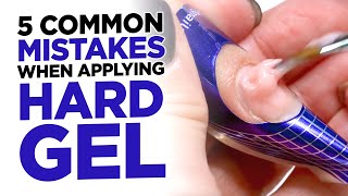 5 Common Mistakes When Applying Hard Gel on Nails amp How To Fix Them [upl. by Sissy]