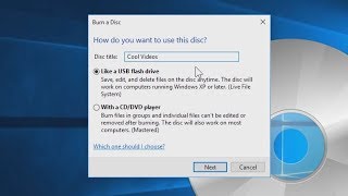 Windows 10 How to burn CDs and DVDs [upl. by Corinne21]