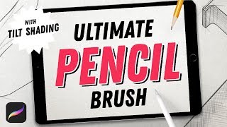 How to Make the ULTIMATE PENCIL Brush for Procreate  BrushUp Basics [upl. by Eilatan444]