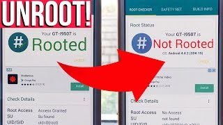 How to REMOVE KINGROOT and UNROOT you Android Phone  Kingroot Unroot 2019  Harrison Broadbent [upl. by Tibbitts349]