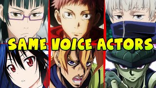 Jujutsu Kaisen All Characters Japanese Dub Voice Actors Seiyuu amp Same Anime Characters [upl. by Neyu937]