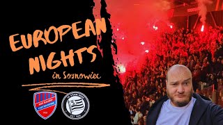 RAKÓW CZĘSTOCHOWA VS SK STURM GRAZ  EUROPA LEAGUE NIGHT IN SOSNOWIEC [upl. by Ecinaej788]